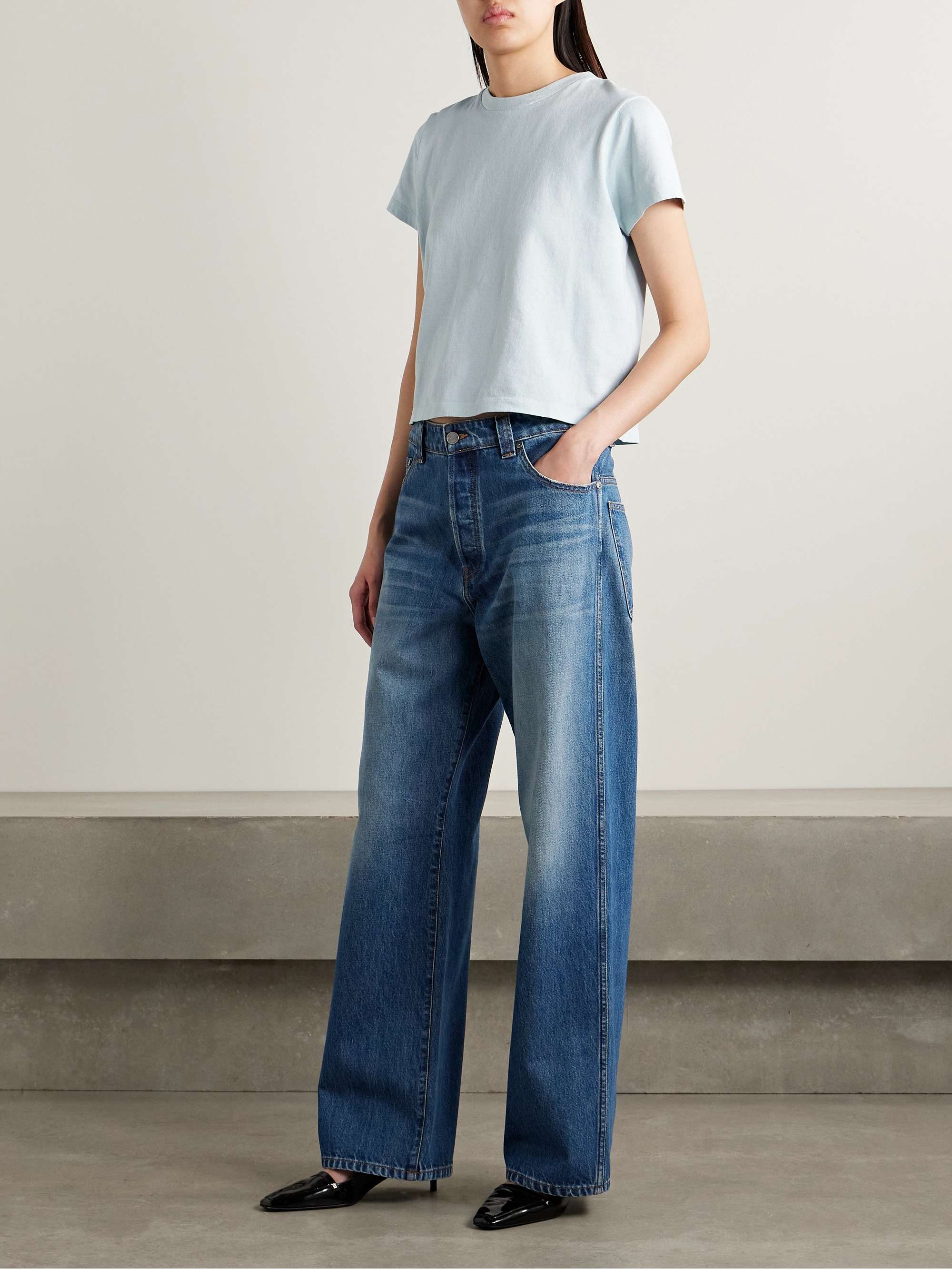 Winslow Mid-Rise Straight-Leg Jeans