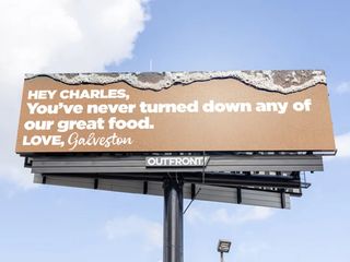 Billboard in Galveston, Texas
