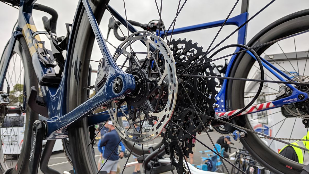 The frame is only available with disc brakes