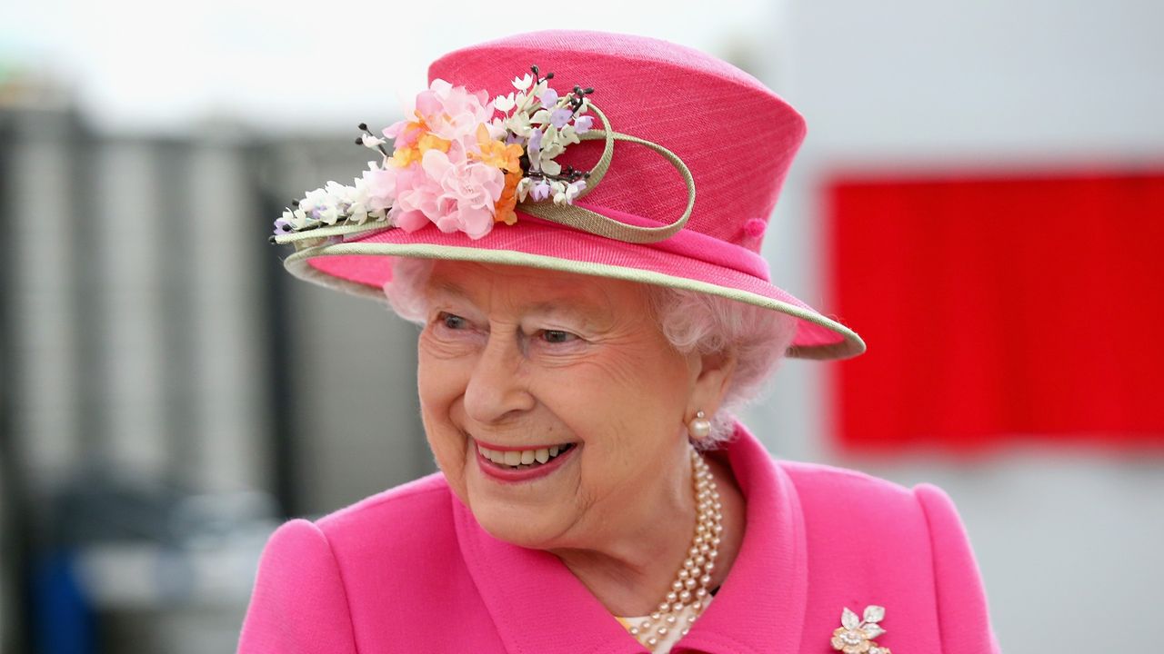 Queen Elizabeth II arrives at the Queen Elizabeth II delivery office in Windsor with Prince Philip, Duke of Edinburgh on April 20, 2016 in Windsor, England