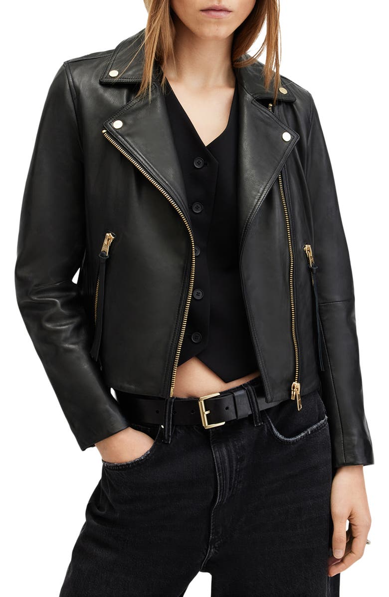 Dalby Leather Biker Jacket