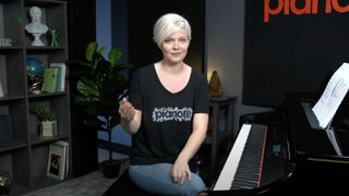 Piano teacher Lisa Witt presents a lessons