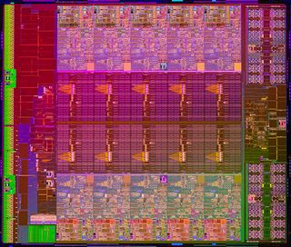 The 10-core die on which our Xeon E5-2687W v2 is based