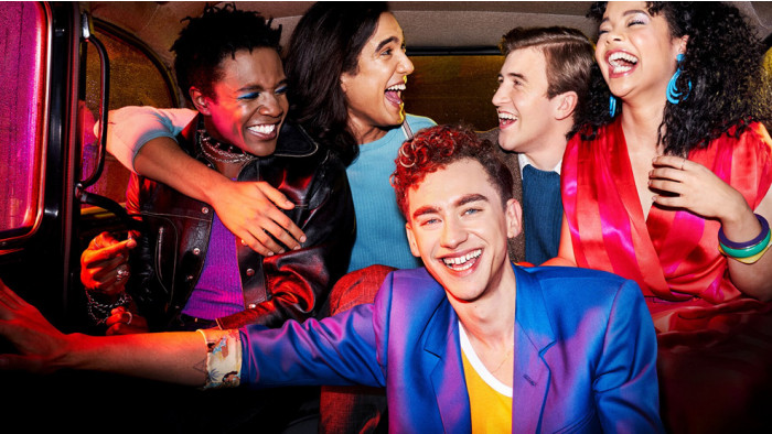 The cast of It's a Sin in the poster