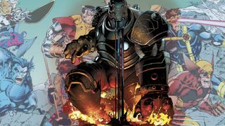 collage of images of the X-Men and Celestials