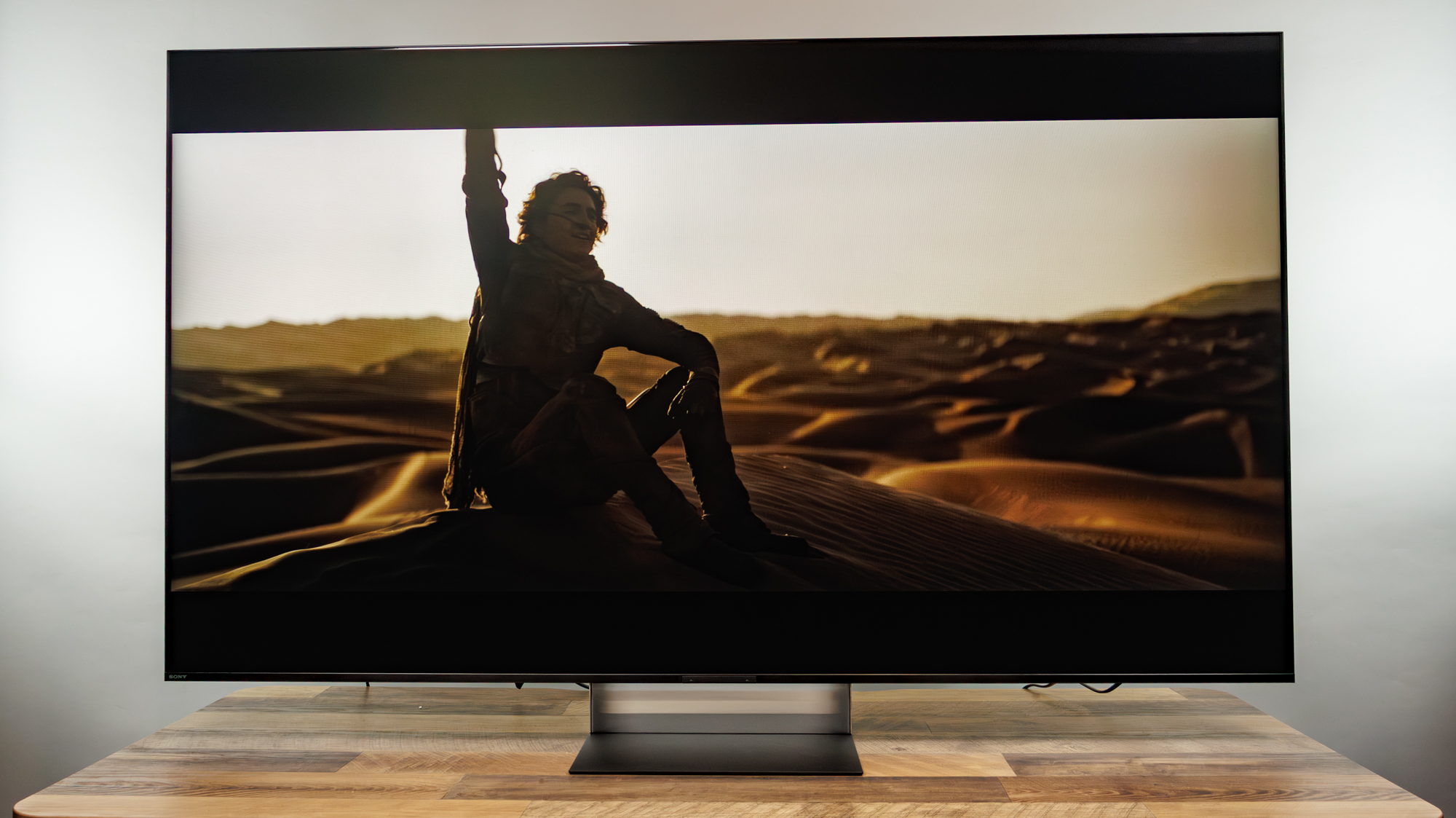 Sony Bravia 9 II TV on a desk