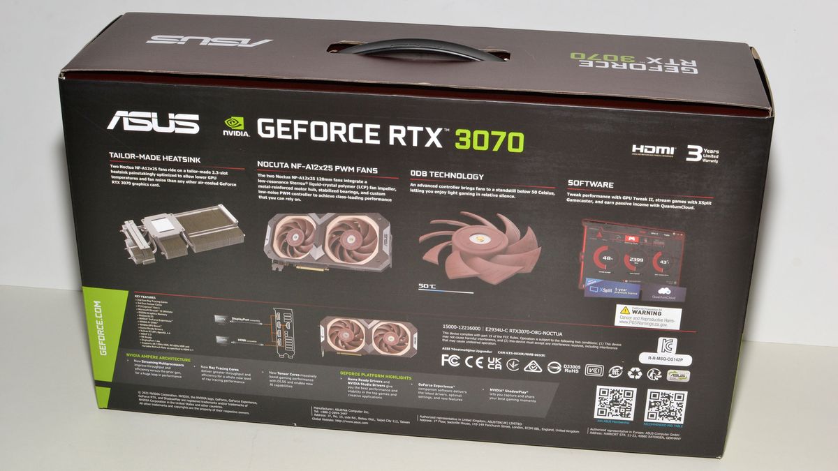 Asus GeForce RTX 3070 Noctua Edition
