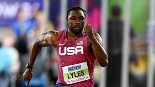 Noah Lyles at 2024 World Indoor Athletic Championship