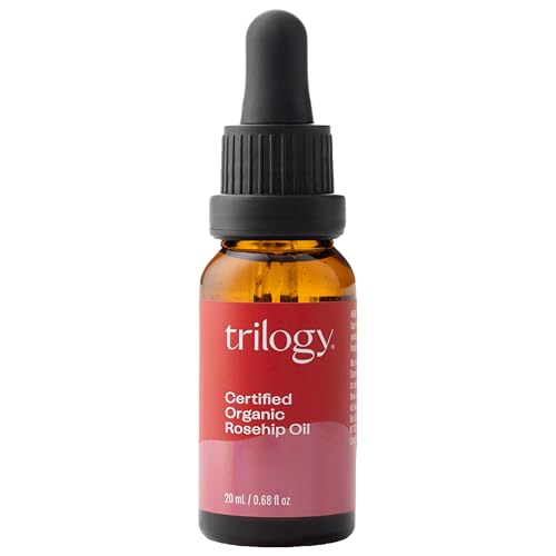 Trilogy Certified Organic Rosehip Oil, Intensive Nourishment, Improves Appearance of Scars, Stretch Marks, Fine Lines, &amp;amp; Wrinkles, 0.68 Fl Oz