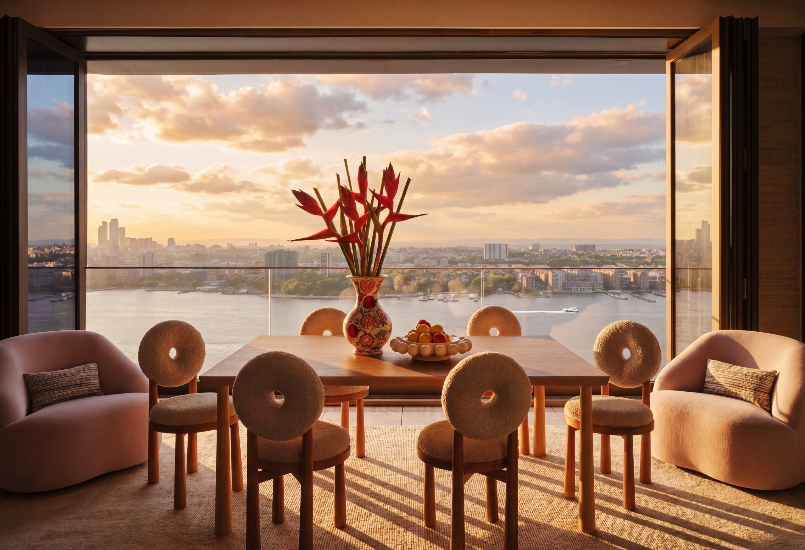 Interior of ambassador Randi Charno Levine apartment in Manhattan, designed by Kelly Behun