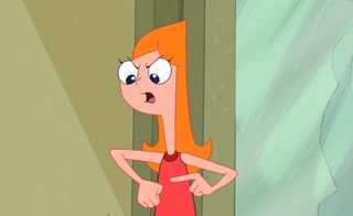 Candace is happy – until you put her eyebrows in...