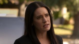Emily Prentiss outdoors on Criminal Minds