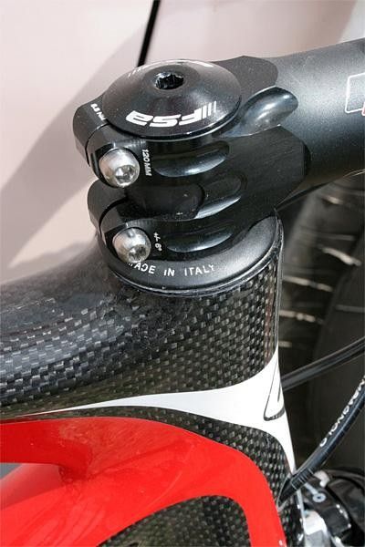 No spacers here: the FSA OS-115 stem is slammed