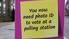 Voter ID notice ahead of May's local elections