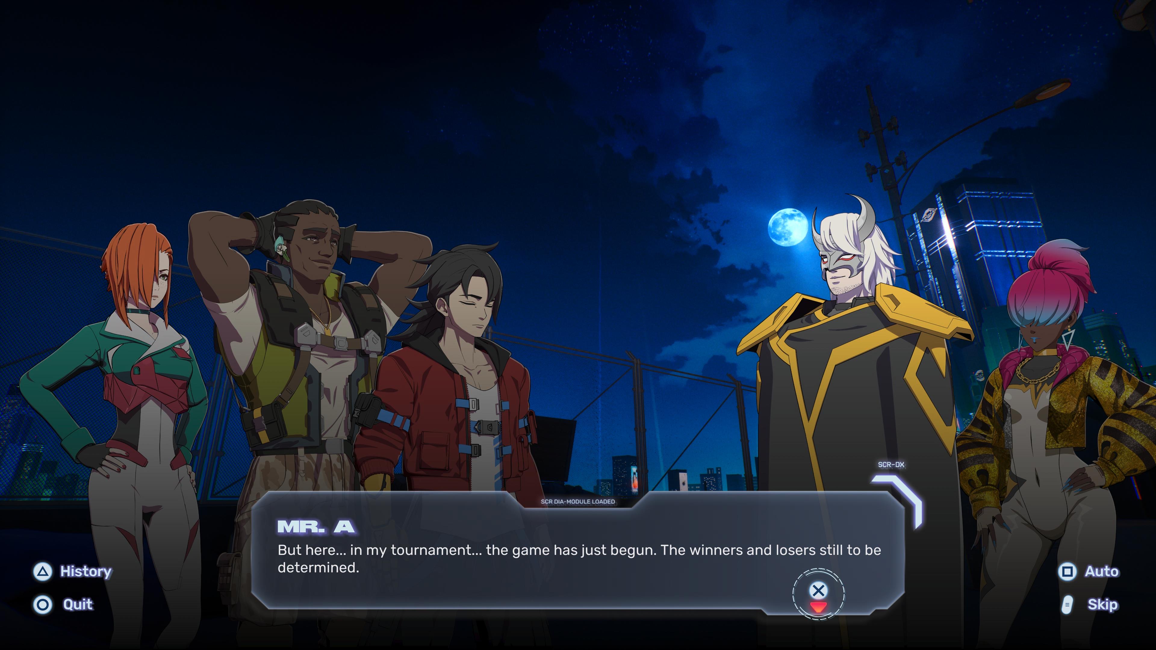 Revisión del grito; Imágenes del juego de carreras arcade.