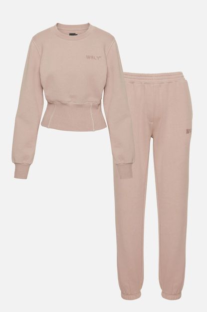 WSLY Eco Fleece Bodice Crewneck & Sweatpant 