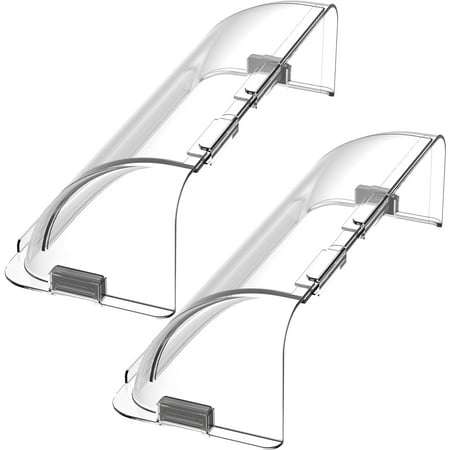 Home Intuition Heat and Air Vent Deflector 8.5&quot; to 15&quot; Magnetic Non Melting Adjustable for Vents, Sidewall, and Ceiling Registers, 2 Pack