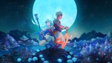 Sea of Stars cover art showing protagonists stand back to back against a moonlit forest backdrop