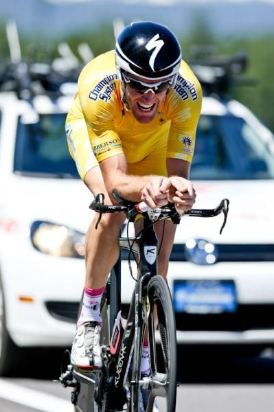 Rory Sutherland (UnitedHealthcare) put in a strong effort today to hold onto the yellow jersey.