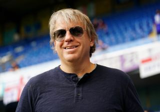 Todd Boehly Chelsea owner at Stamford Bridge in the Premier League west London