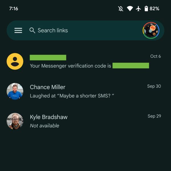 Google Messages redesign