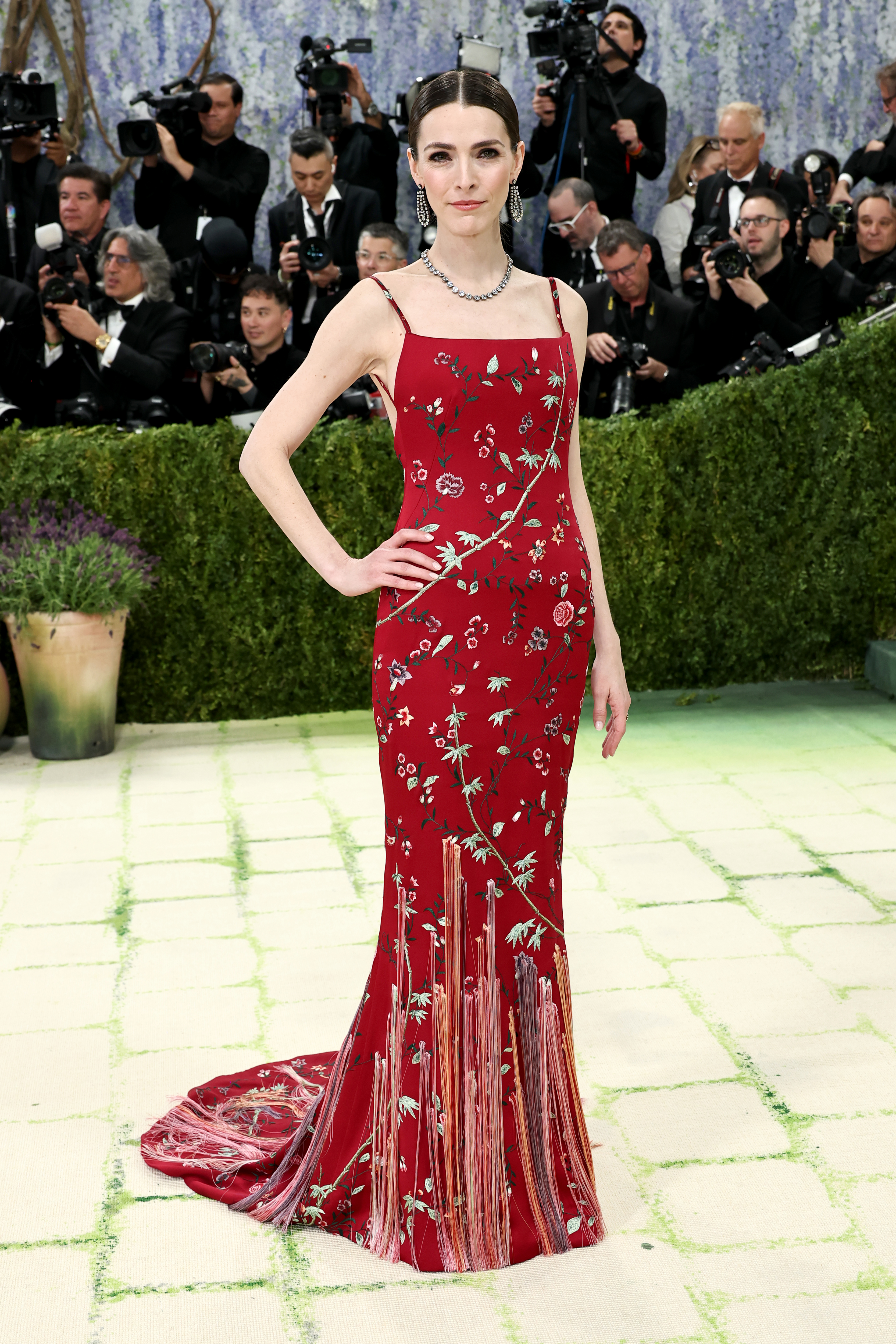 Bee Carrozzini attends the 2026 Met Gala celebrating "Costume Art" at the Metropolitan Museum of Art on May 04, 2026 in New York City. (Photo by Jamie McCarthy/Getty Images)
