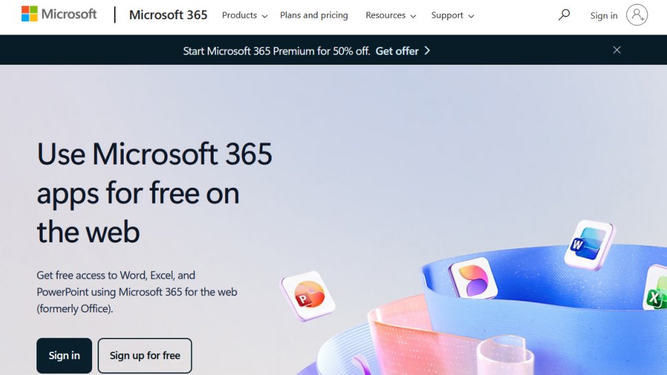 Microsoft Word website screenshot (November 2025).