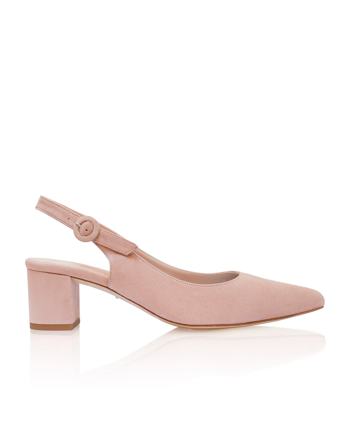 Lisa Sling Back Misty Rose Suede