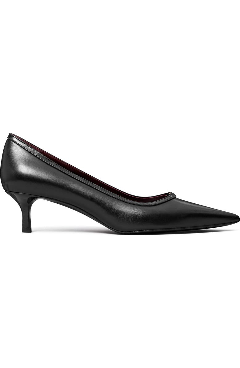 Double T Buckle Kitten Heel Pump