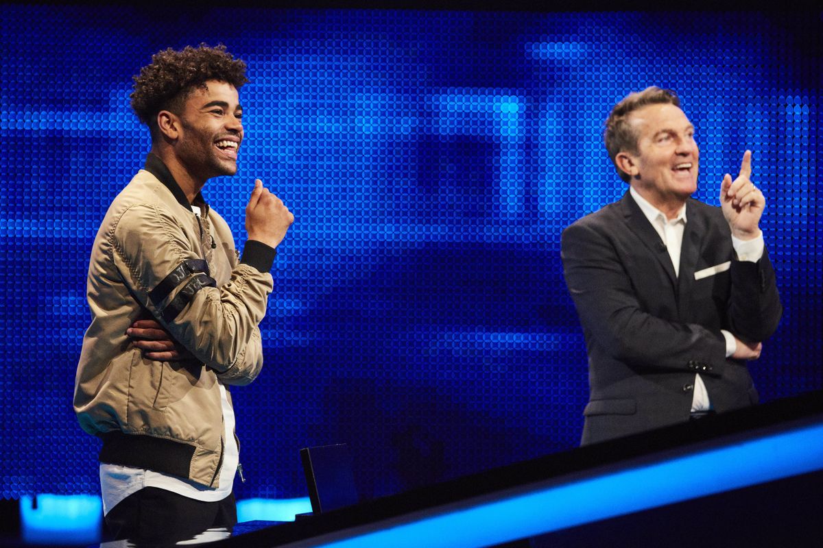 Ex Hollyoaks star Malique with Bradley Walsh on The Chase