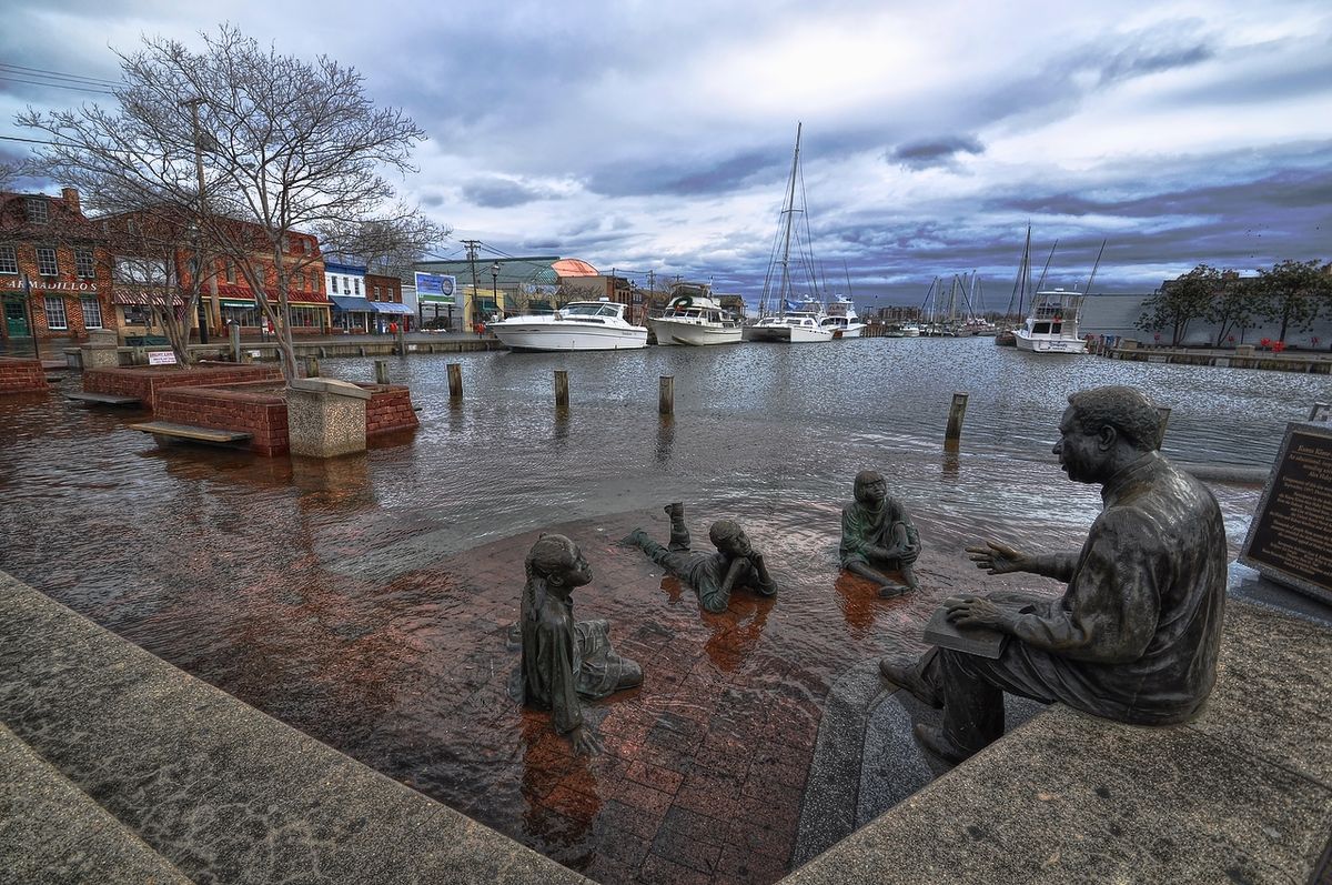 Coastal flooding in Annapolis, Maryland, in 2012.