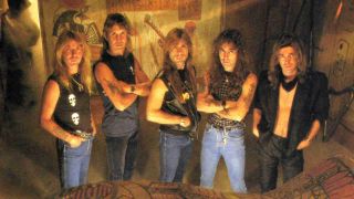 Iron Maiden in an Egyptian style tomb