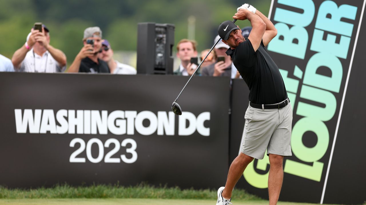 Brooks Koepka at the 2023 LIV Golf DC tournament