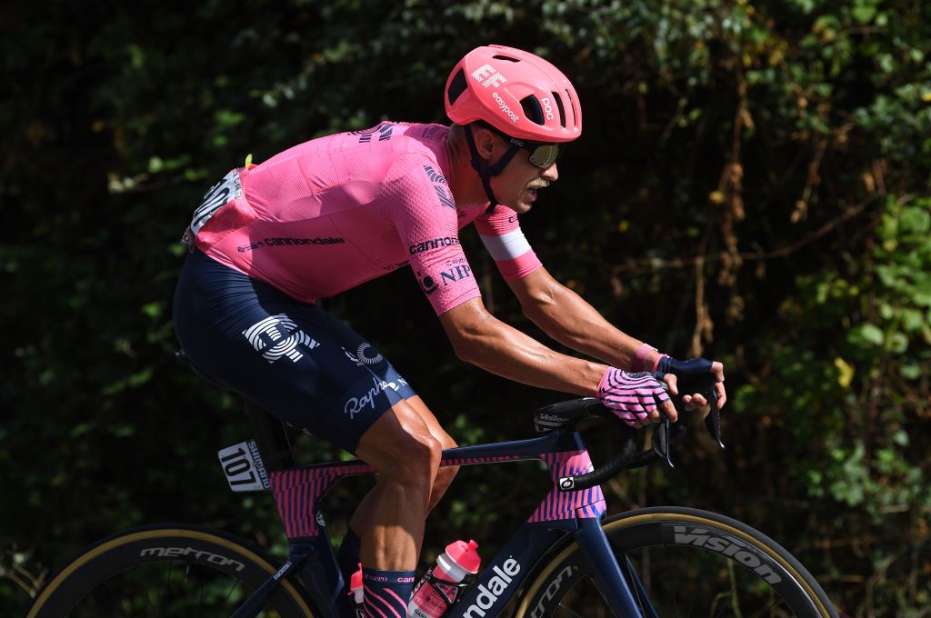 MONFORTE DE LEMOS SPAIN SEPTEMBER 03 Magnus Cort Nielsen of Denmark and Team EF Education Nippo competes during the 76th Tour of Spain 2021 Stage 19 a 1912 km stage from Tapia to Monforte de Lemos lavuelta LaVuelta21 on September 03 2021 in Monforte de Lemos Spain Photo by Tim de WaeleGetty Images