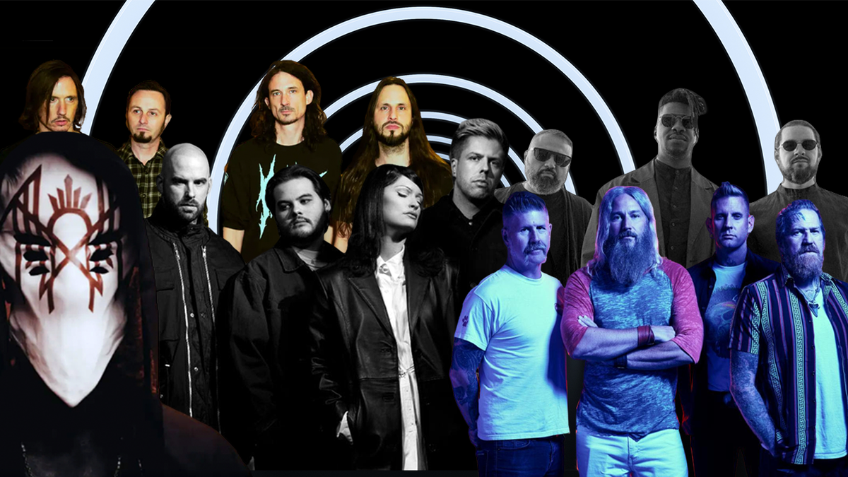 Composite featuring members of Gojira, Sleep Token, Mastodon, Animals As Leaders and Spiritbox