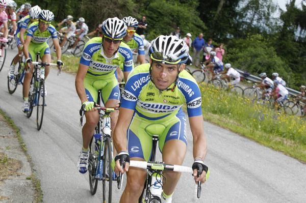 The Liquigas-Doimo team dominated the 19th stage