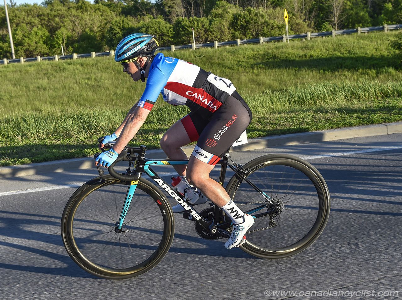 Team Astana pro Marie Soleil Blais riding for Team Canada
