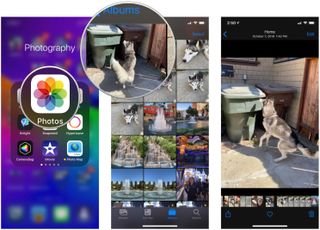 How to view a Live Photo on a newer device: Launch Photos, find the Live Photo you want to view, press firmly to animate it