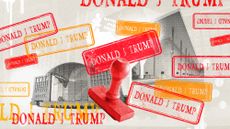 Official-looking/government stamps of the name 'Donald Trump'