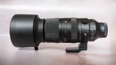 Sigma 60-600mm f/4.5-6.3 DG DN OS Sports lens on a neutral background