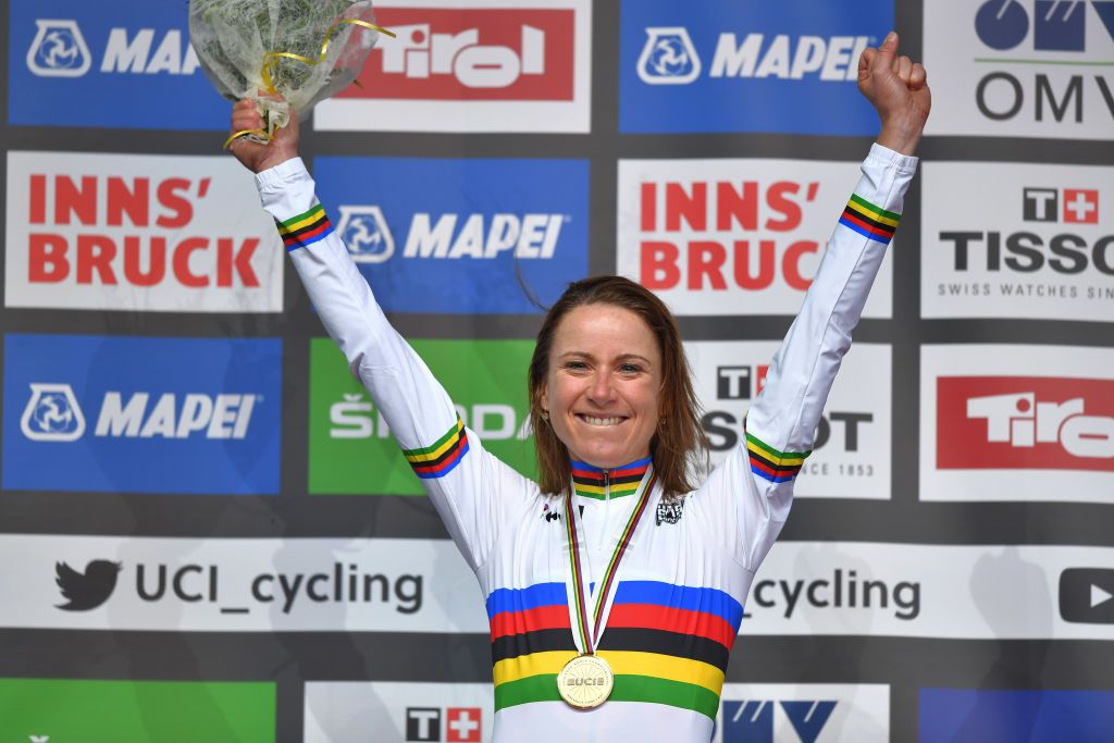Annemiek Van Vleuten (Netherlands) is a two-time world time trial champion