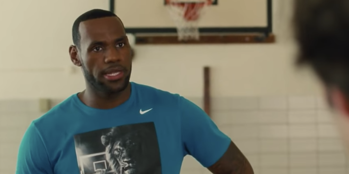 Lebron James in Trainwreck