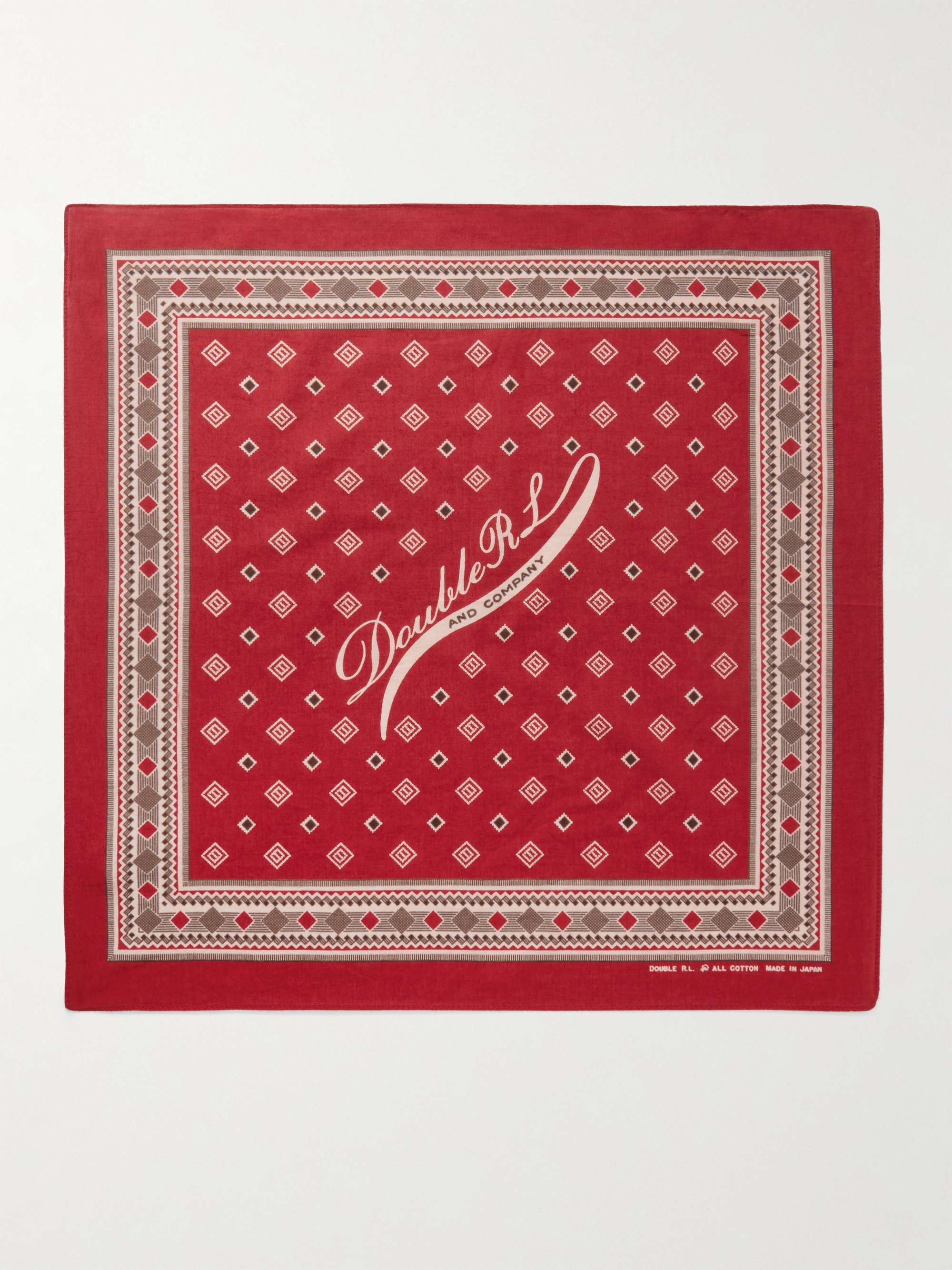 Printed Cotton-Voile Scarf