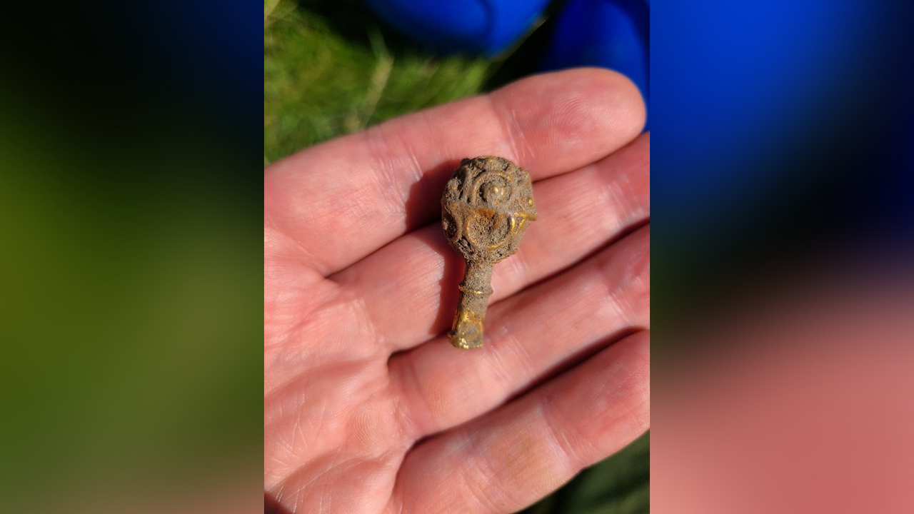 Archaeology student finds rare ninth-century gold 'within the first 90 minutes' of her first excavation