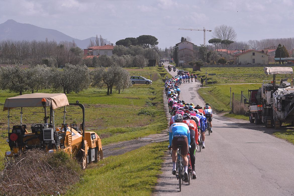 Stage 2 of Tirreno-Adriatico was flat out