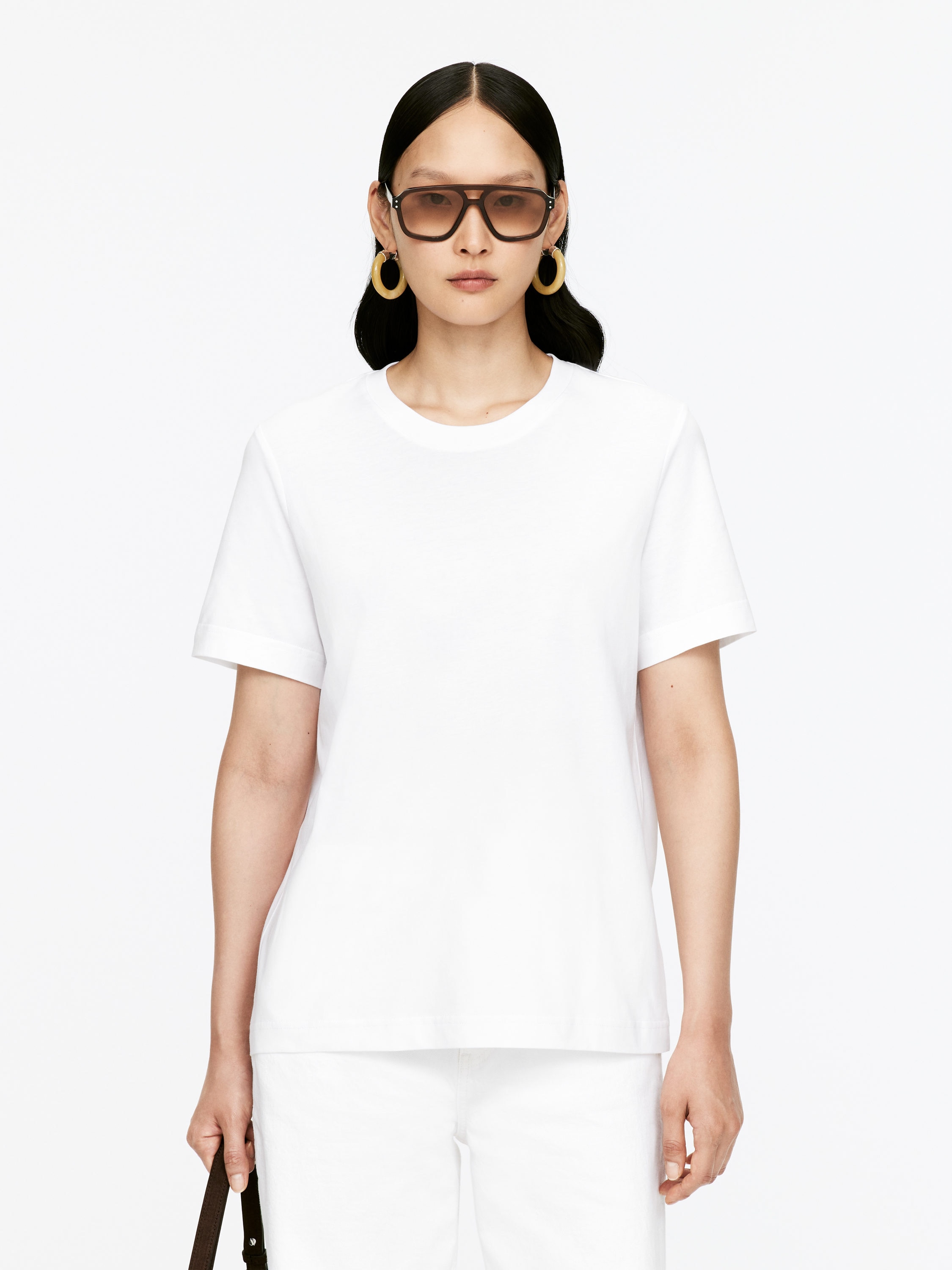 Lily Signature T-Shirt 
 White 
 Women 
 Arket Gb