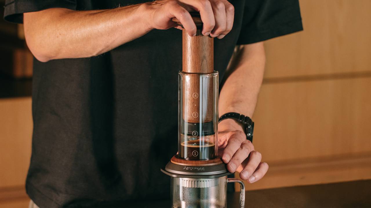 AeroPress Premium Walnut Coffee Maker