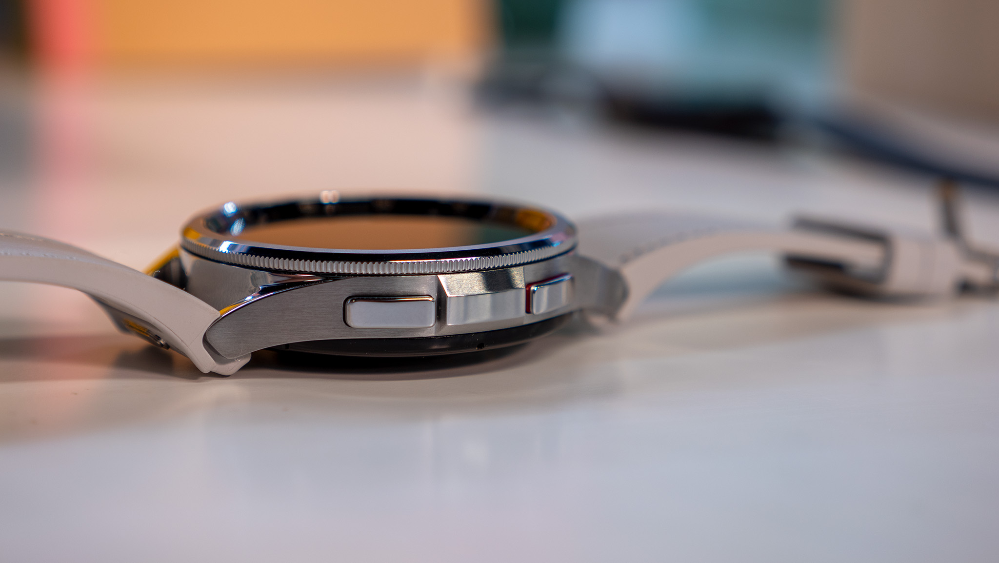 Looking closely at the Samsung Galaxy Watch 6 Classic's rotating bezel