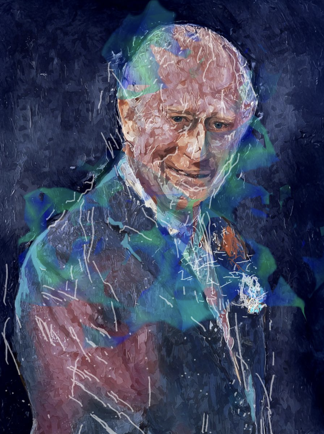 AI-Da's AI-generated portrait of King Charles III