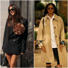 collage of women wearing workwear 